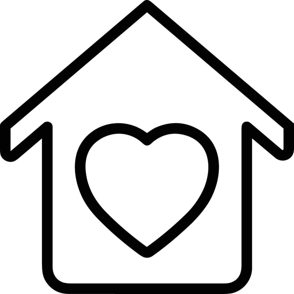 Home outline icon symbol vector image. Illustration of the house real estate graphic property design image