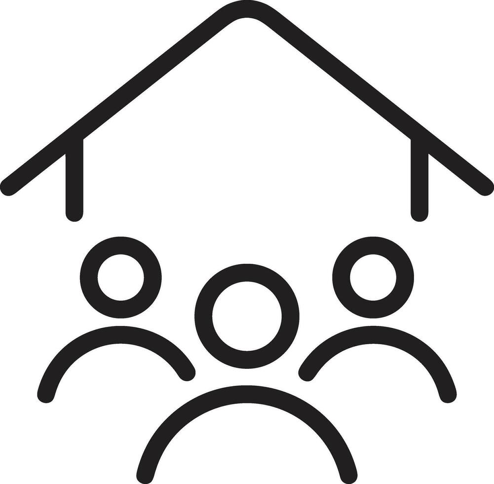 Home outline icon symbol vector image. Illustration of the house real estate graphic property design image