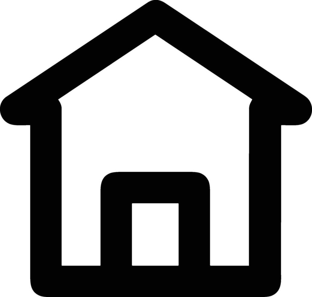 Home outline icon symbol vector image. Illustration of the house real estate graphic property design image