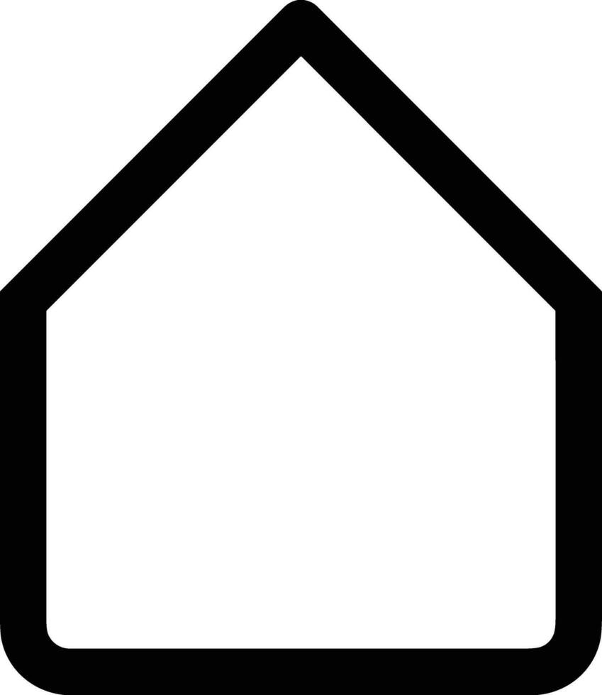 Home outline icon symbol vector image. Illustration of the house real estate graphic property design image