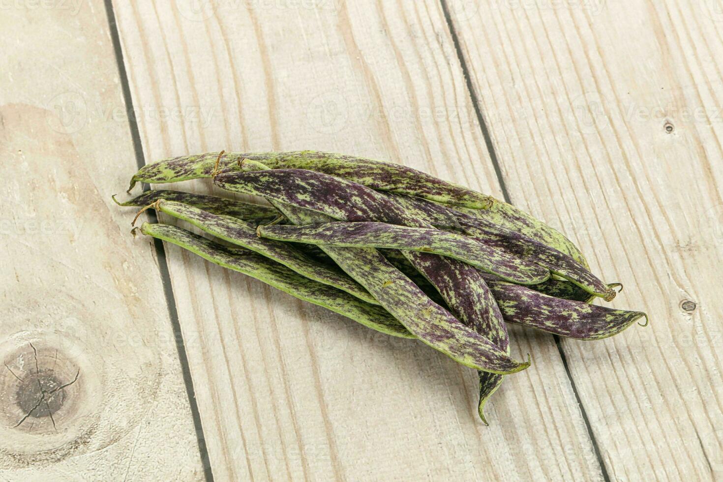 Raw green bean string heap photo