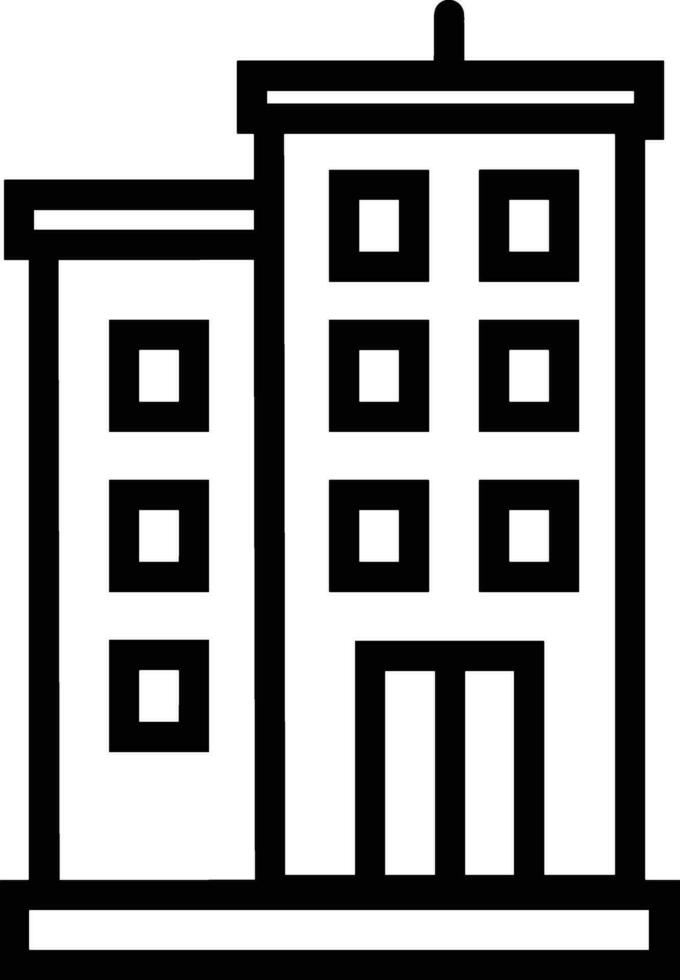Home outline icon symbol vector image. Illustration of the house real estate graphic property design image