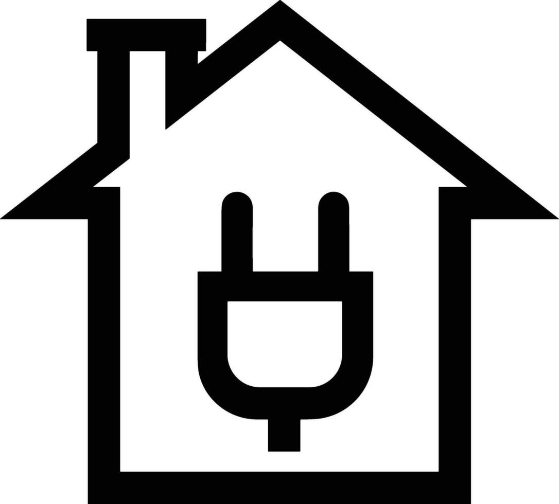 Home outline icon symbol vector image. Illustration of the house real estate graphic property design image