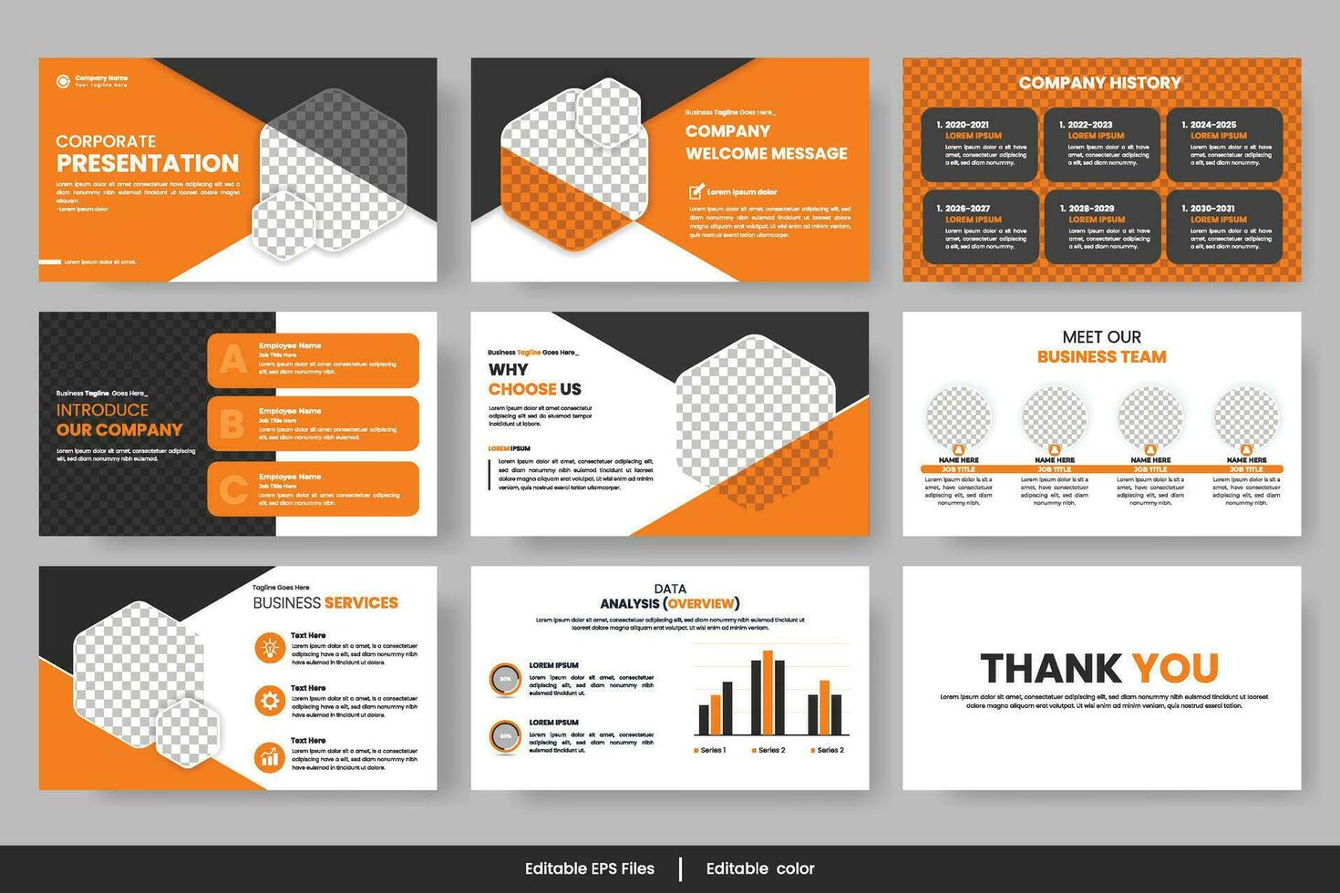 Business presentation template elements on a white background. Vector infographics. Use in Presentations, flyers and leaflets, corporate reports, marketing, advertising, annual reports, banner