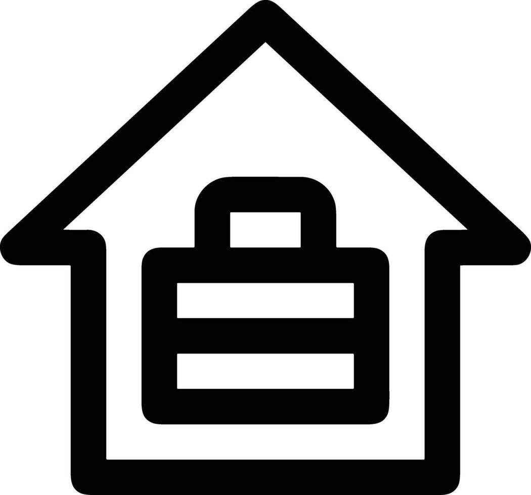 Home outline icon symbol vector image. Illustration of the house real estate graphic property design image