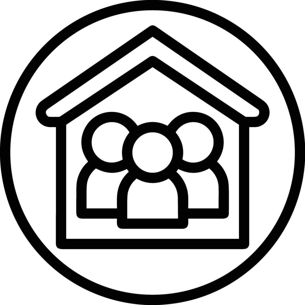 Home outline icon symbol vector image. Illustration of the house real estate graphic property design image