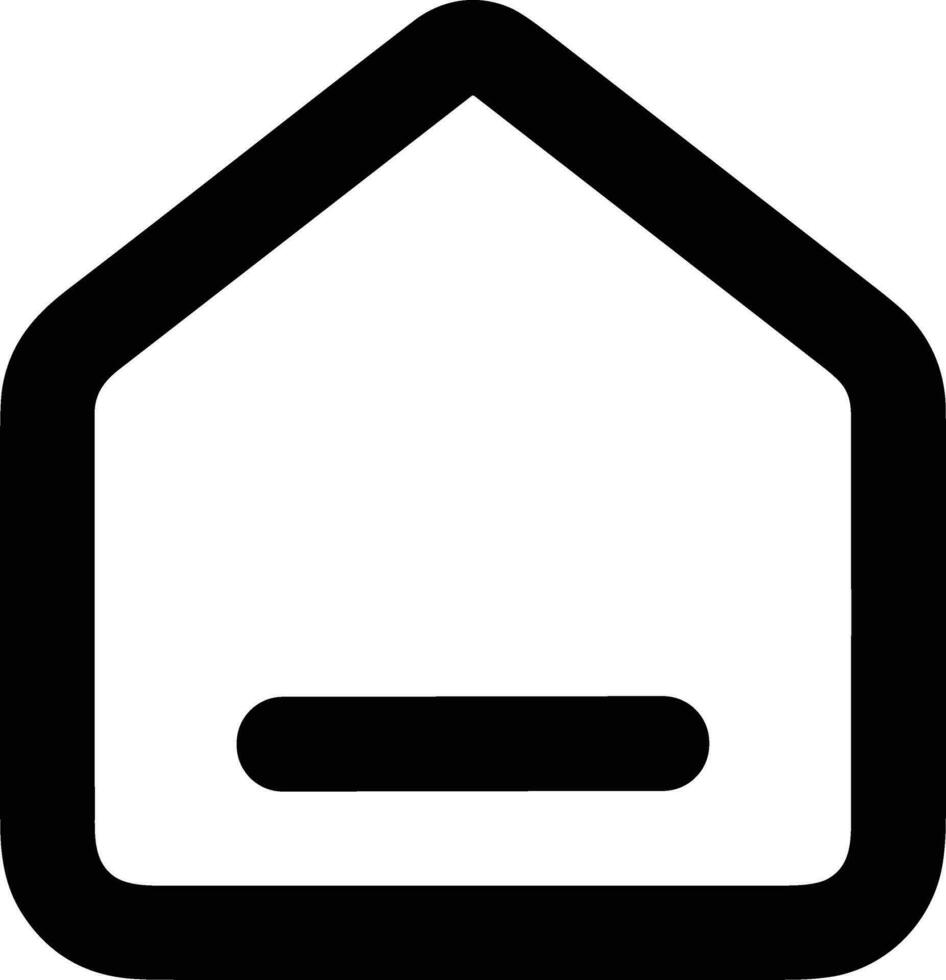 Home outline icon symbol vector image. Illustration of the house real estate graphic property design image