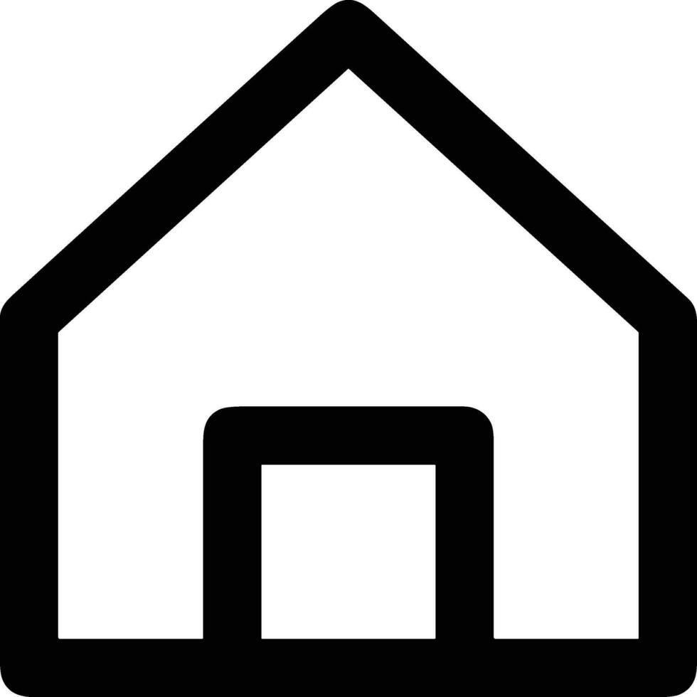 Home outline icon symbol vector image. Illustration of the house real estate graphic property design image