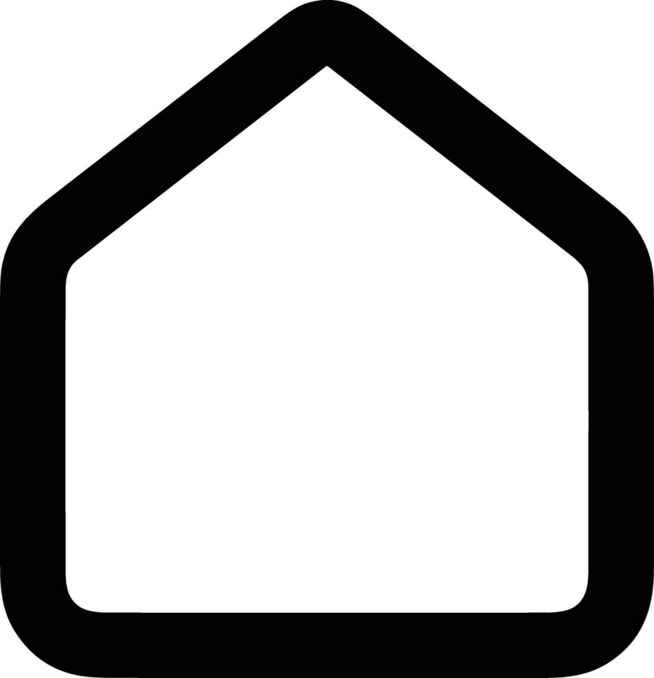 Home outline icon symbol vector image. Illustration of the house real estate graphic property design image