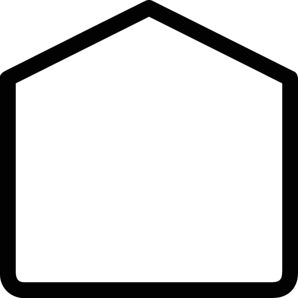 Home outline icon symbol vector image. Illustration of the house real estate graphic property design image