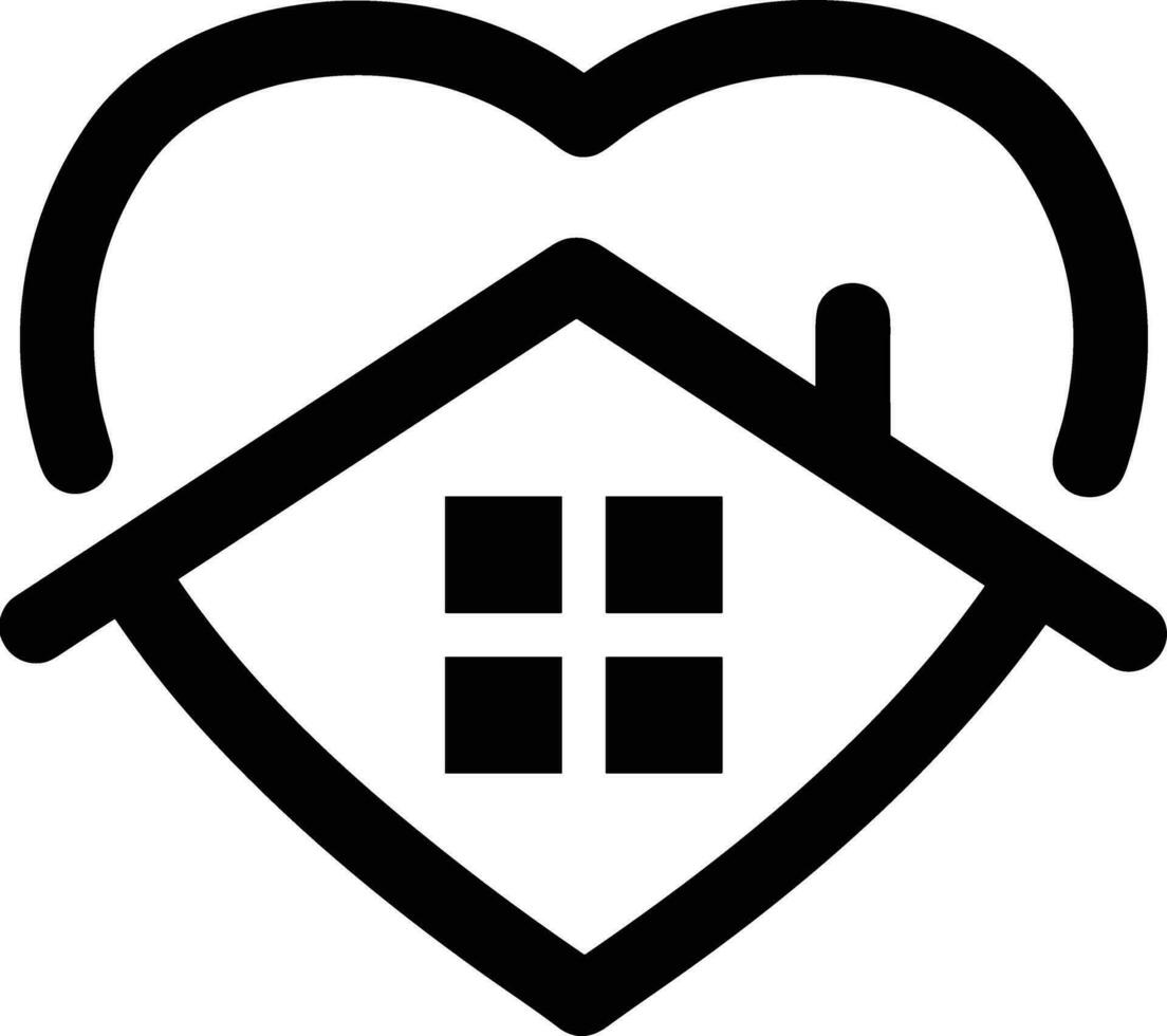 Home outline icon symbol vector image. Illustration of the house real estate graphic property design image