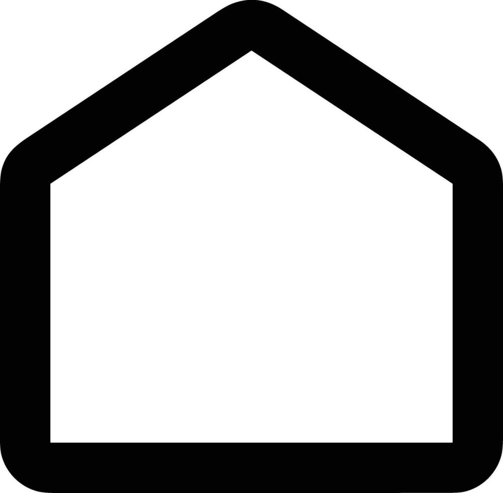 Home outline icon symbol vector image. Illustration of the house real estate graphic property design image