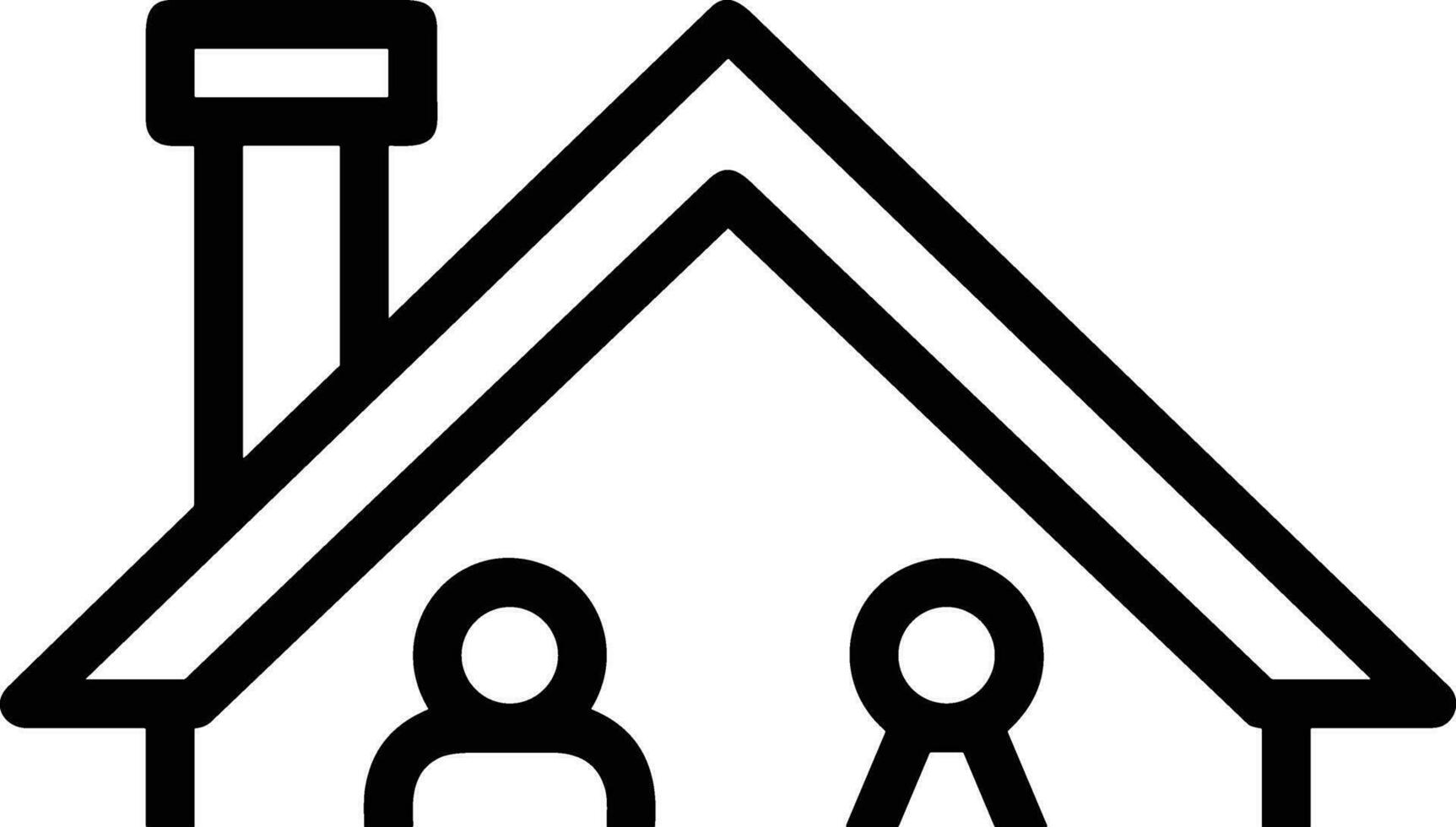 Home outline icon symbol vector image. Illustration of the house real estate graphic property design image