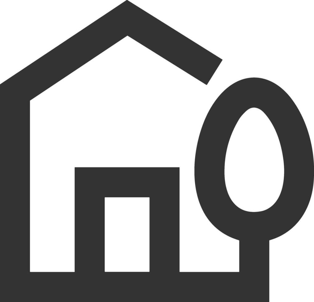 Home outline icon symbol vector image. Illustration of the house real estate graphic property design image