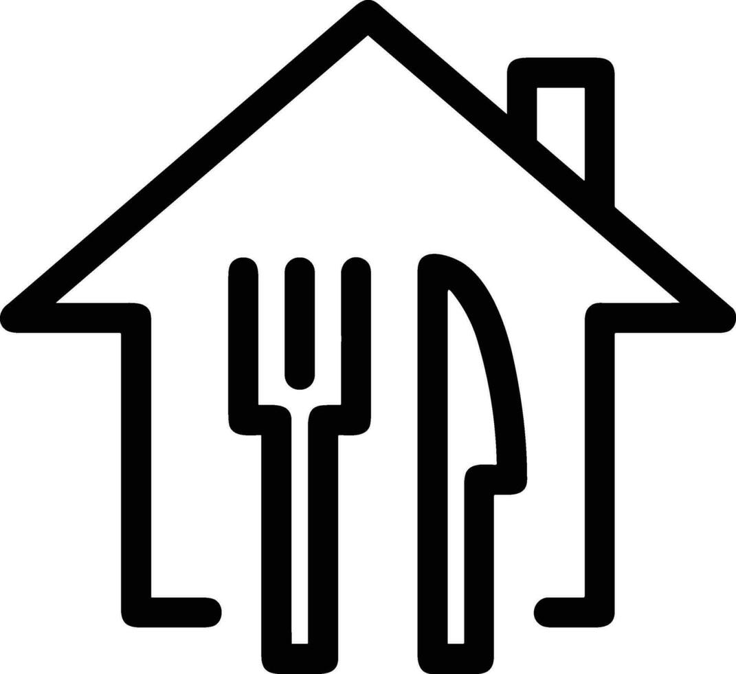 Home outline icon symbol vector image. Illustration of the house real estate graphic property design image