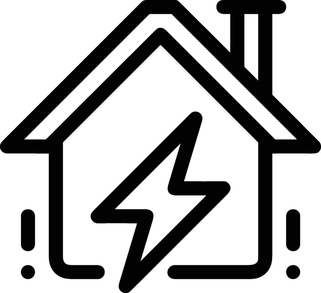 Home outline icon symbol vector image. Illustration of the house real estate graphic property design image