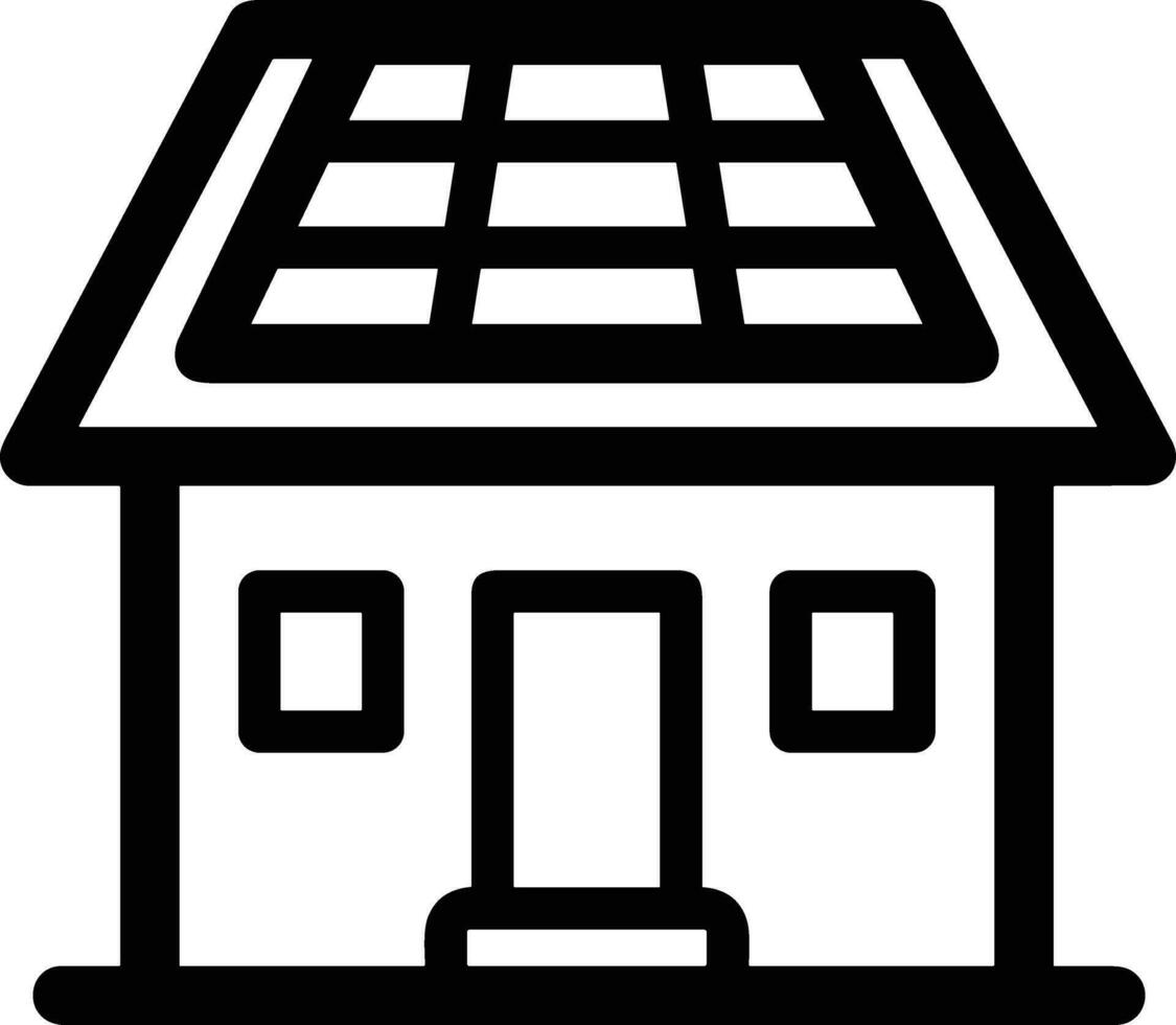Home outline icon symbol vector image. Illustration of the house real estate graphic property design image