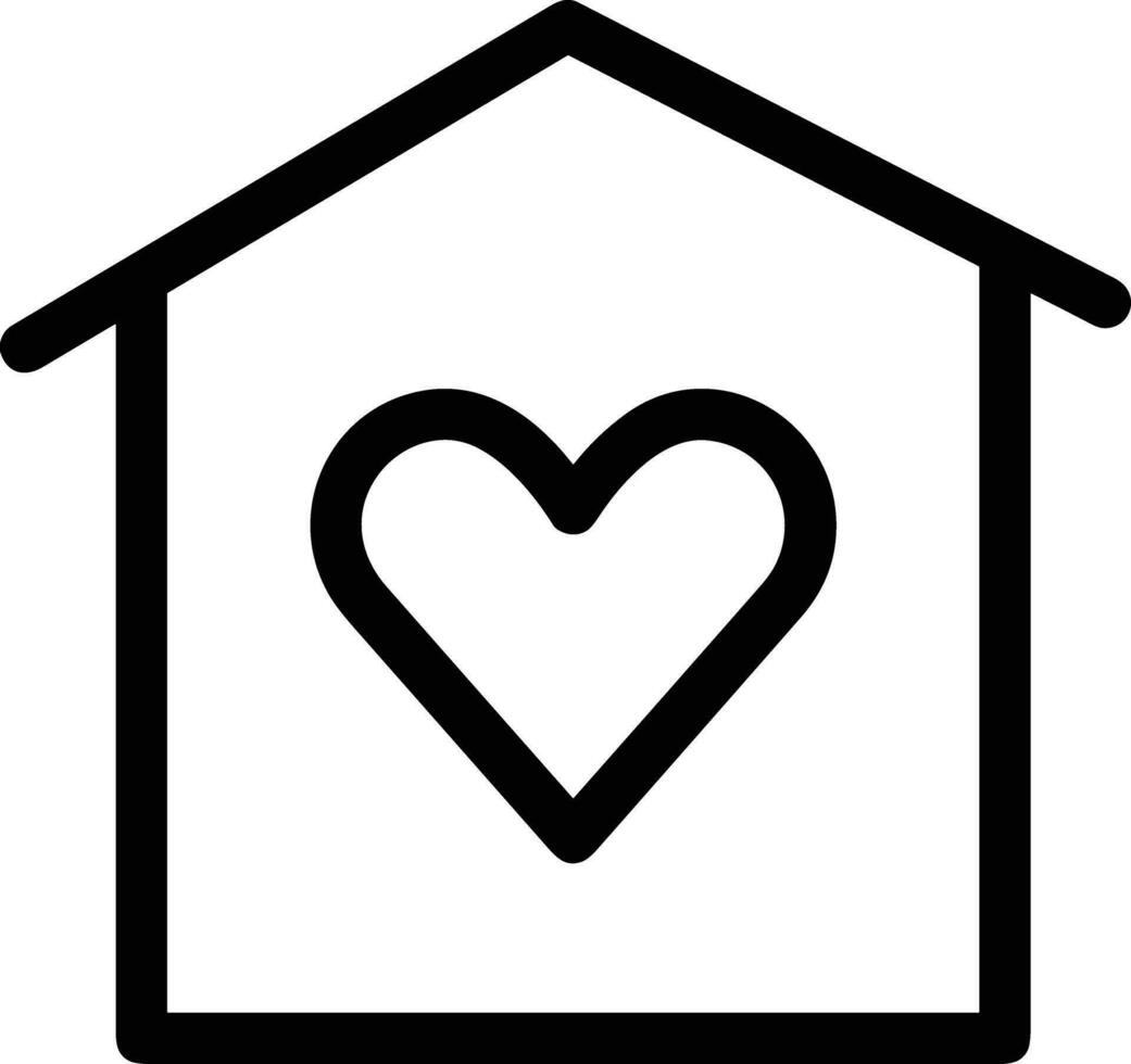 Home outline icon symbol vector image. Illustration of the house real estate graphic property design image