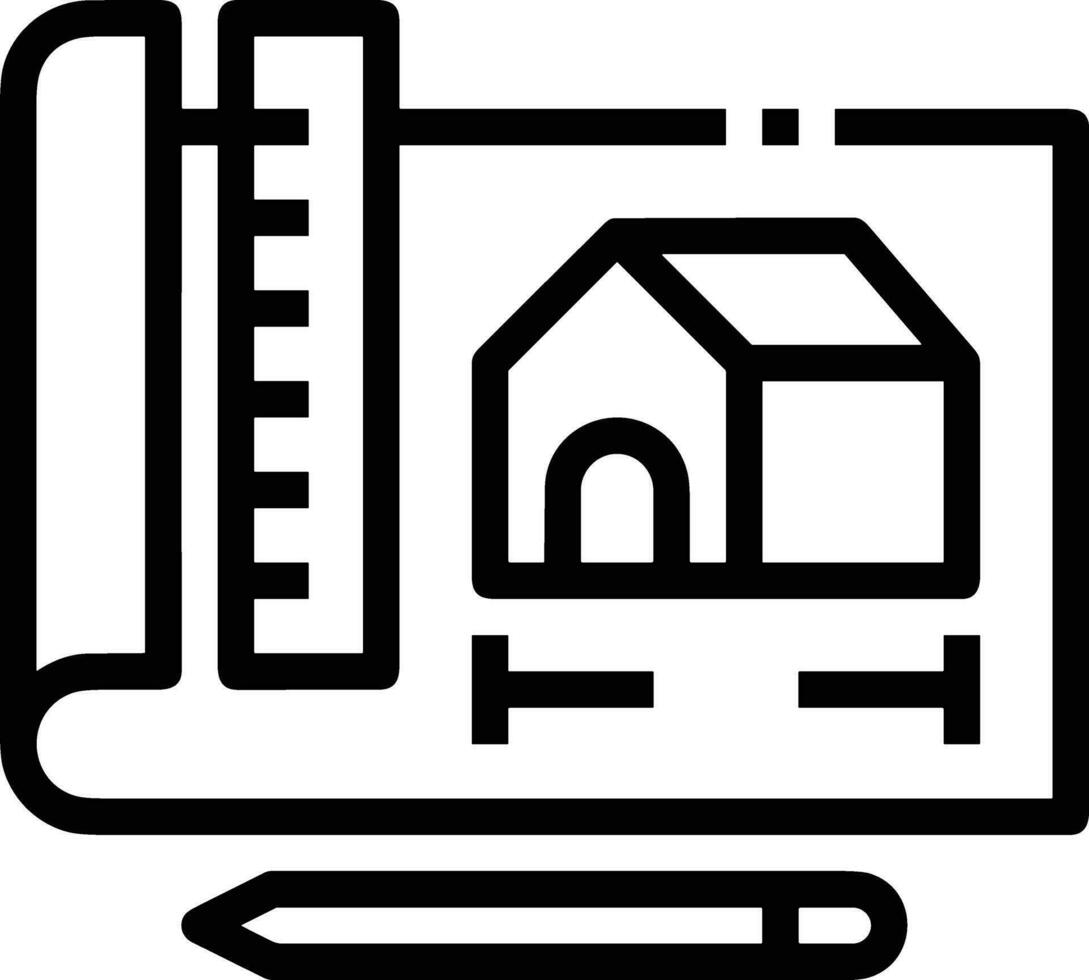 Home outline icon symbol vector image. Illustration of the house real estate graphic property design image