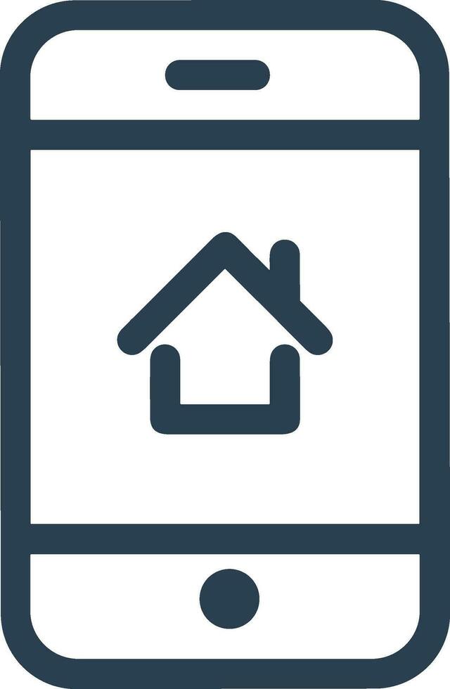 Home outline icon symbol vector image. Illustration of the house real estate graphic property design image