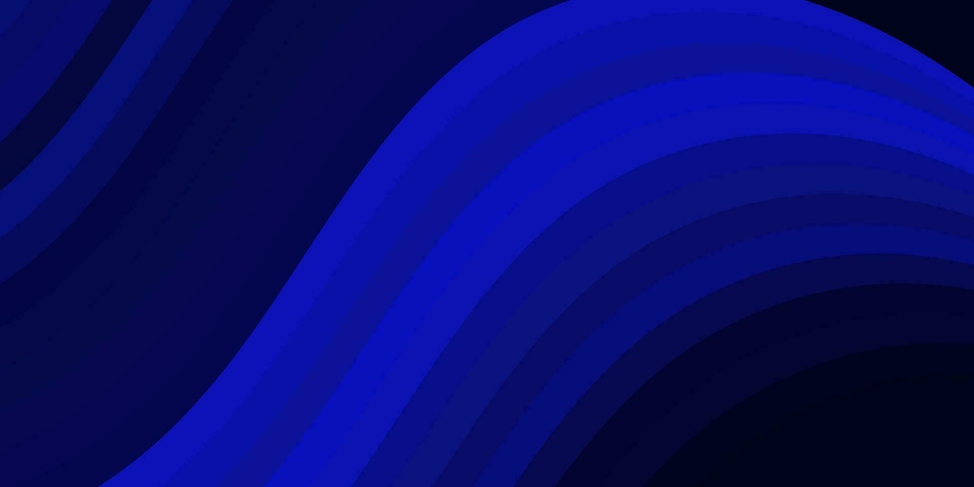 abstract blue curve background for busines vector