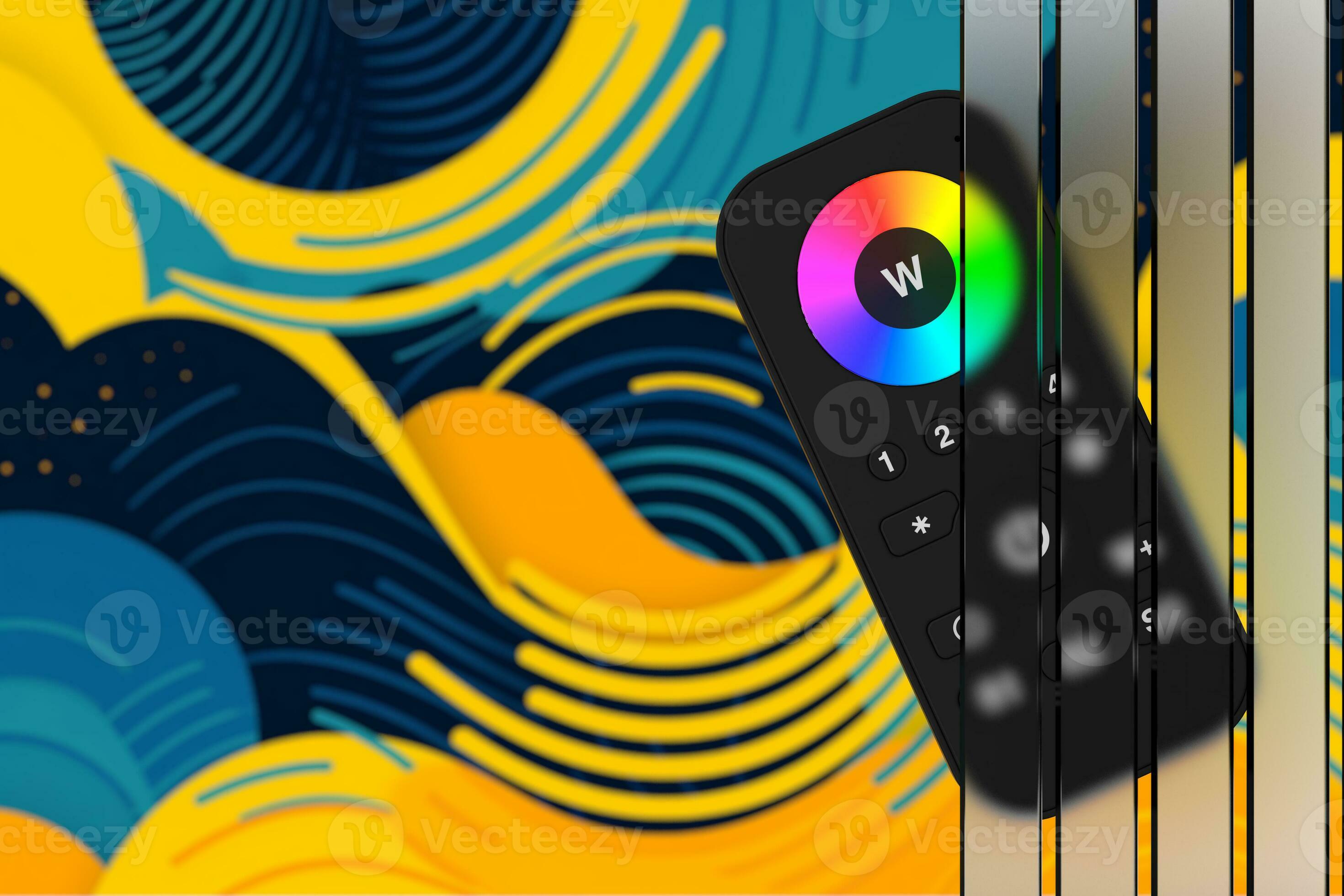 Infrared Remote Lighting Control for RGB Led Lamp or RGB Strip behind