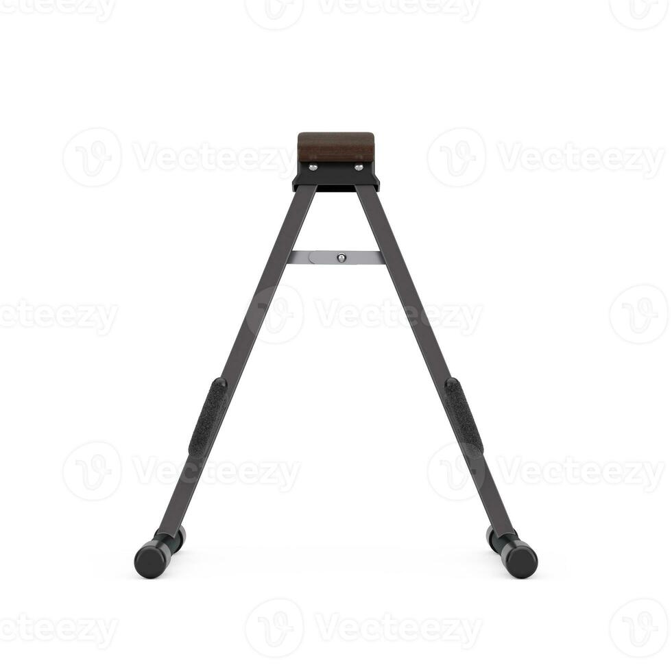 Black Modern Guitar Stand. 3d Rendering photo