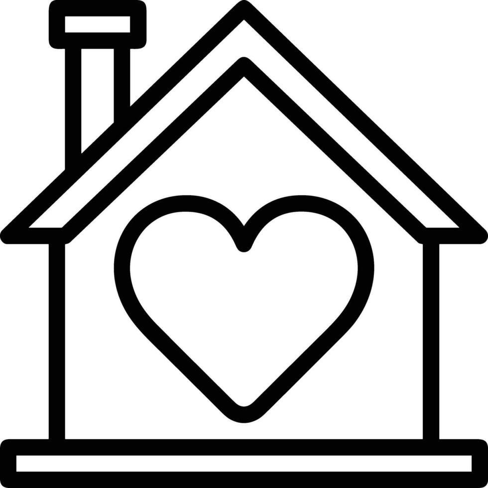 Home outline icon symbol vector image. Illustration of the house real estate graphic property design image