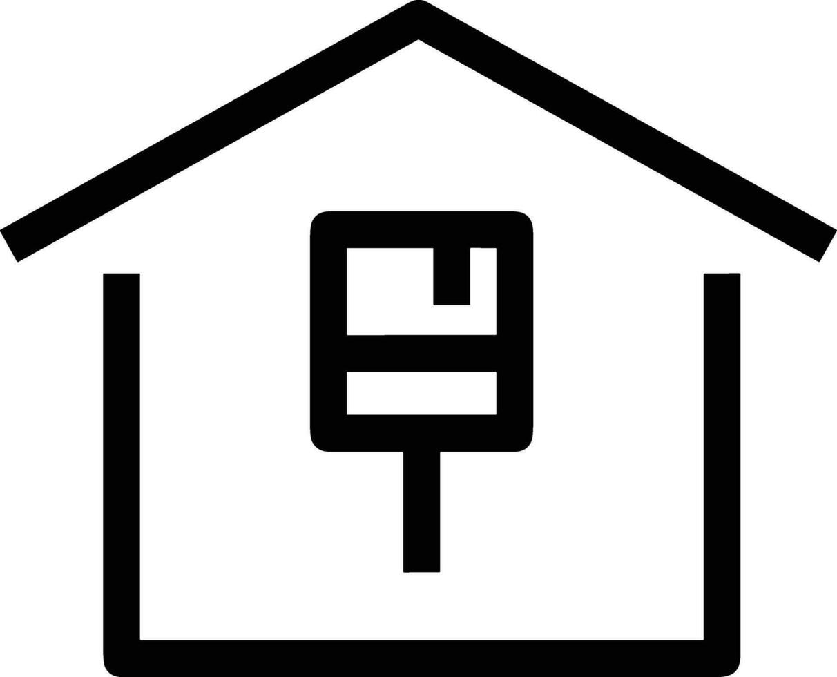 Home outline icon symbol vector image. Illustration of the house real estate graphic property design image