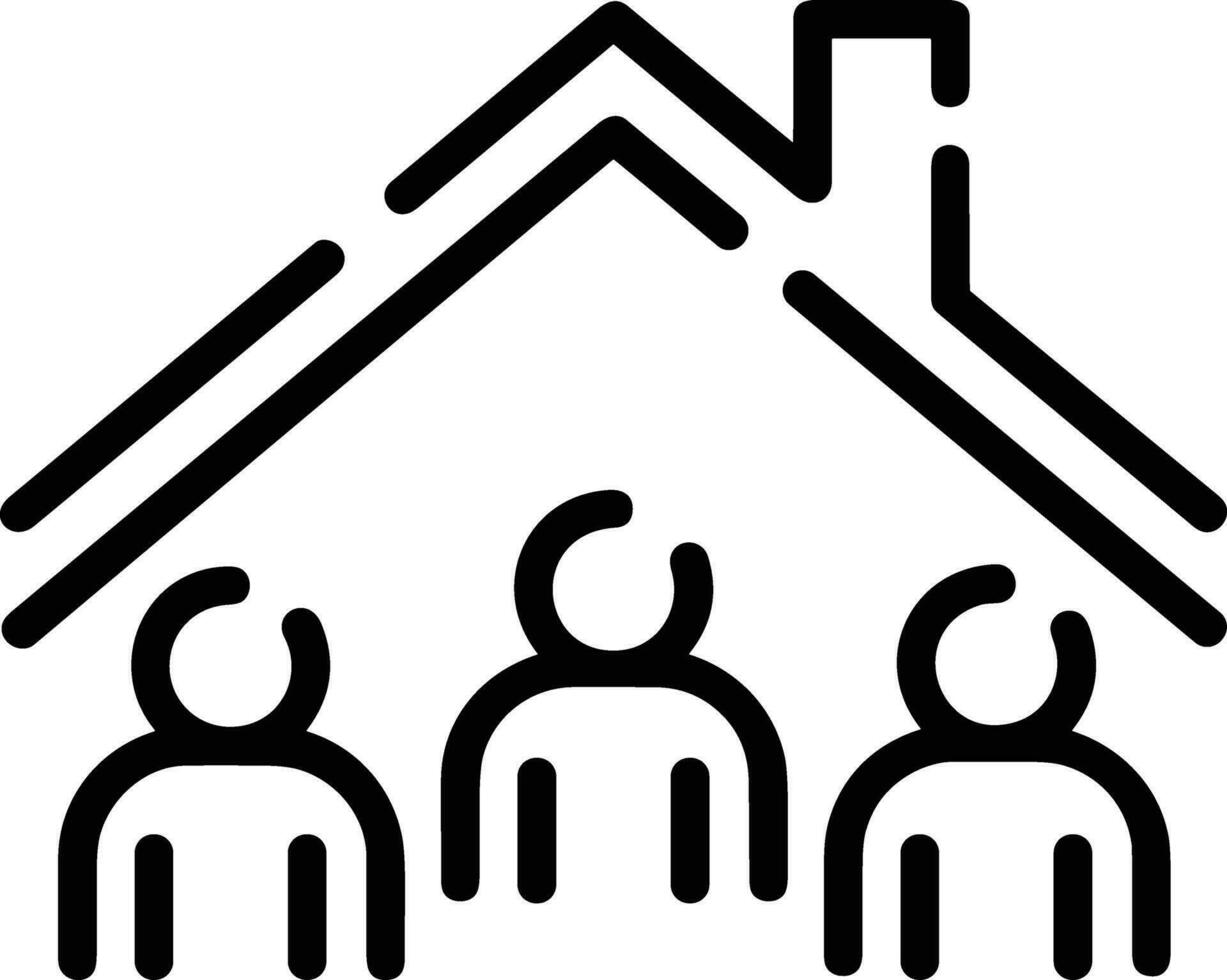 Home outline icon symbol vector image. Illustration of the house real estate graphic property design image