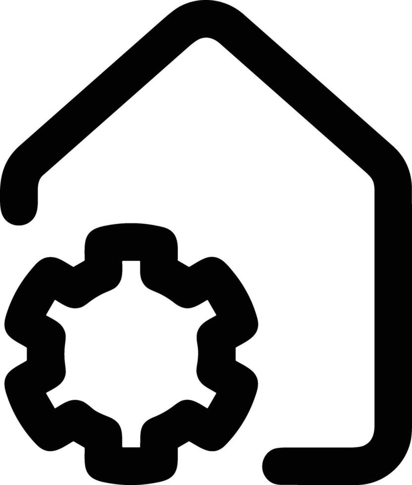 Home outline icon symbol vector image. Illustration of the house real estate graphic property design image