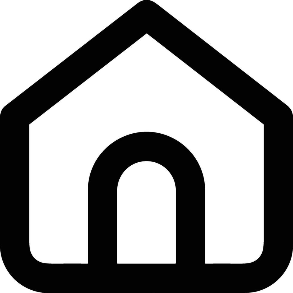 Home outline icon symbol vector image. Illustration of the house real estate graphic property design image