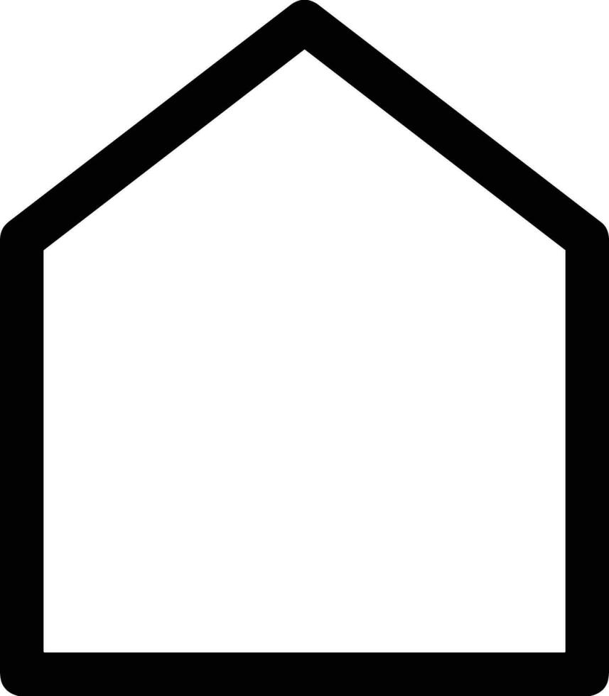 Home outline icon symbol vector image. Illustration of the house real estate graphic property design image