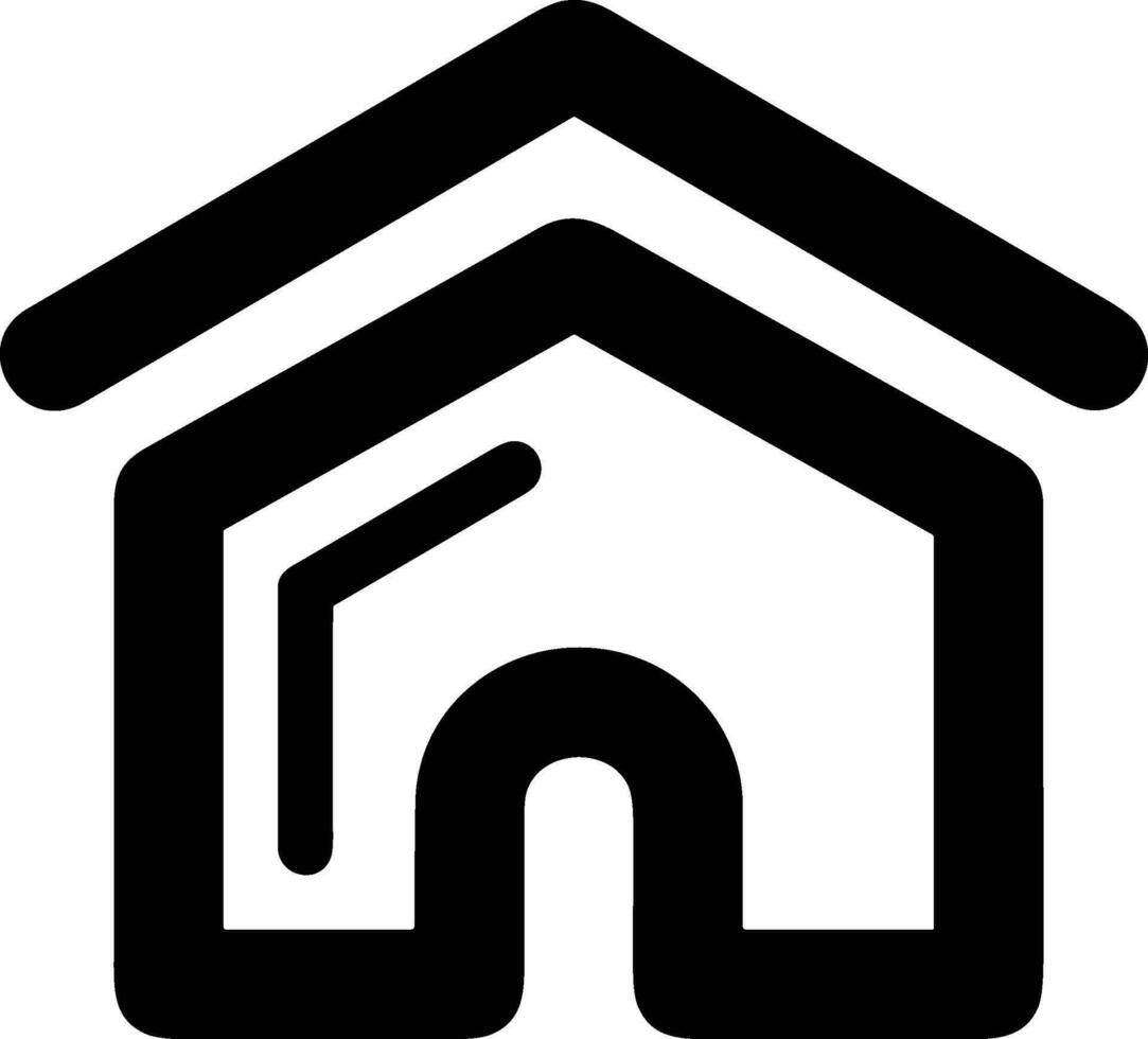 Home outline icon symbol vector image. Illustration of the house real estate graphic property design image