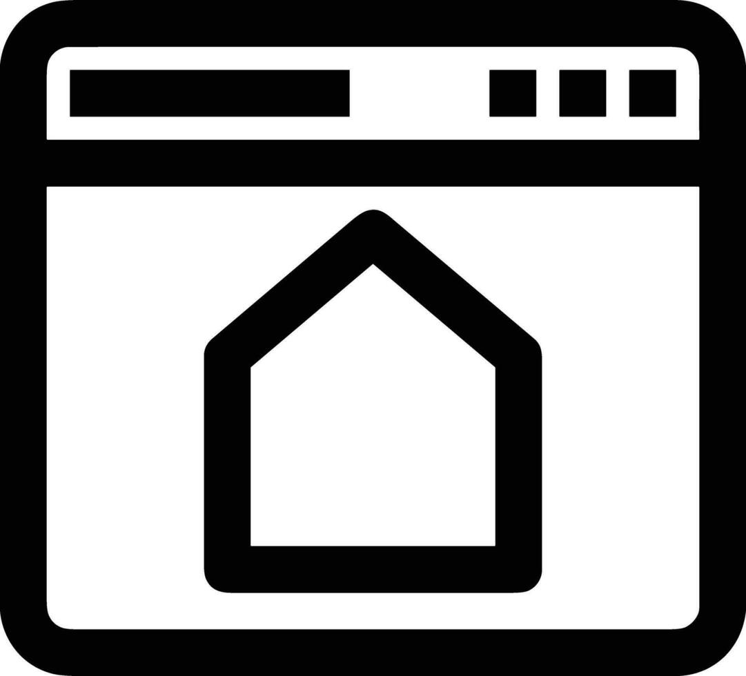 Home outline icon symbol vector image. Illustration of the house real estate graphic property design image