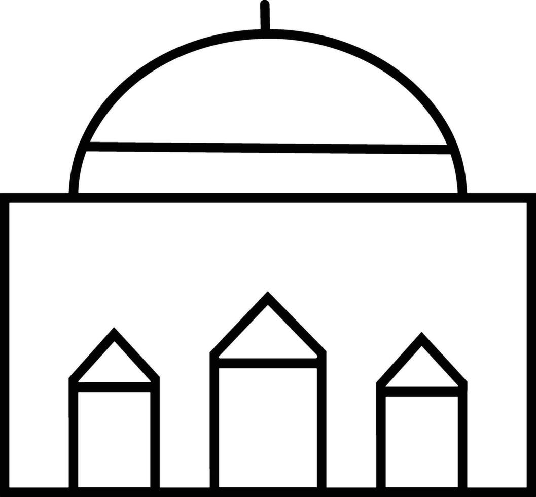 Home outline icon symbol vector image. Illustration of the house real estate graphic property design image