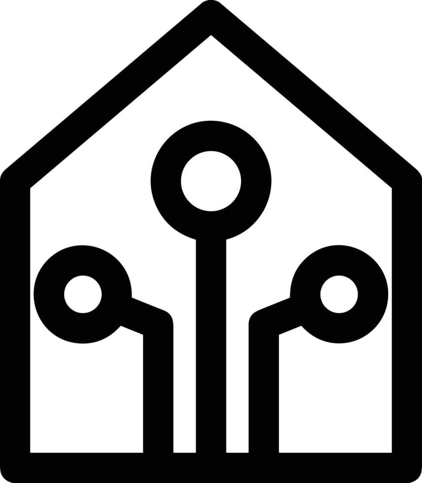 Home outline icon symbol vector image. Illustration of the house real estate graphic property design image