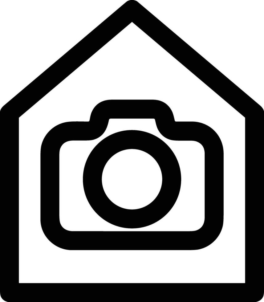 Home outline icon symbol vector image. Illustration of the house real estate graphic property design imagev