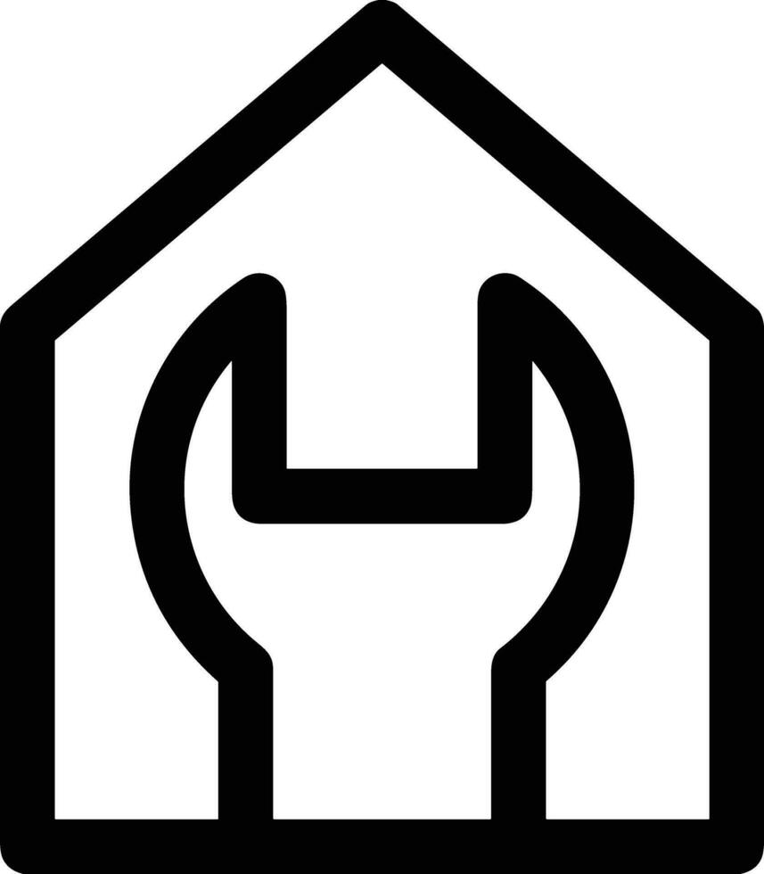 Home outline icon symbol vector image. Illustration of the house real estate graphic property design imagev