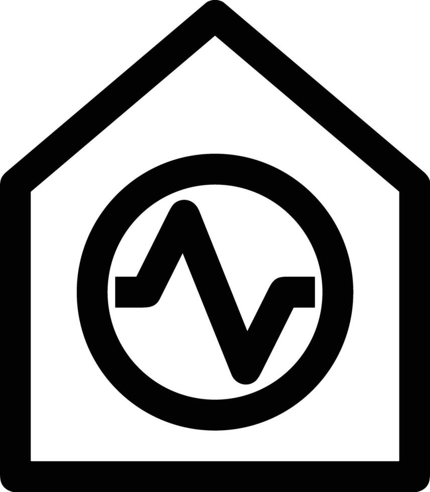 Home outline icon symbol vector image. Illustration of the house real estate graphic property design imagev