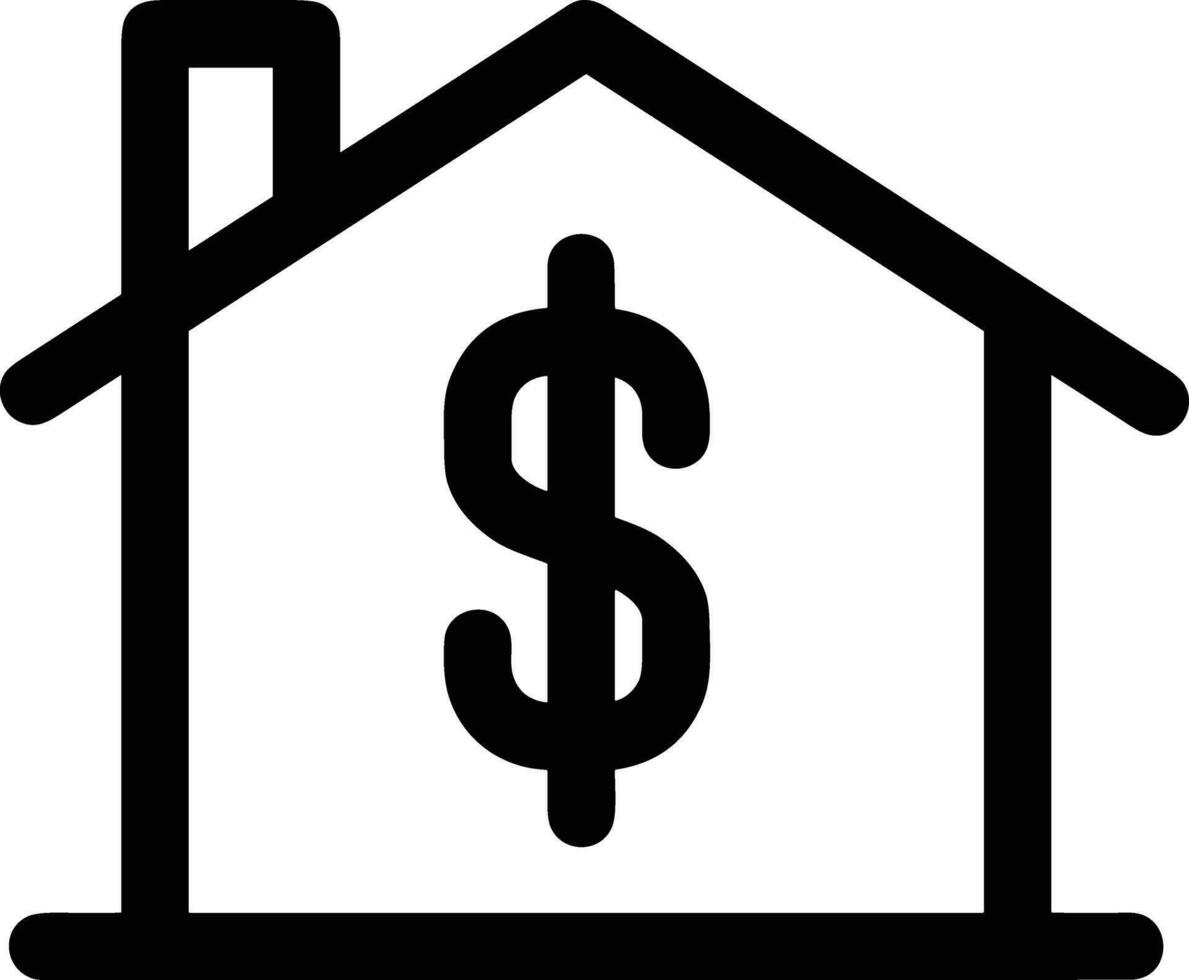 Home outline icon symbol vector image. Illustration of the house real estate graphic property design image