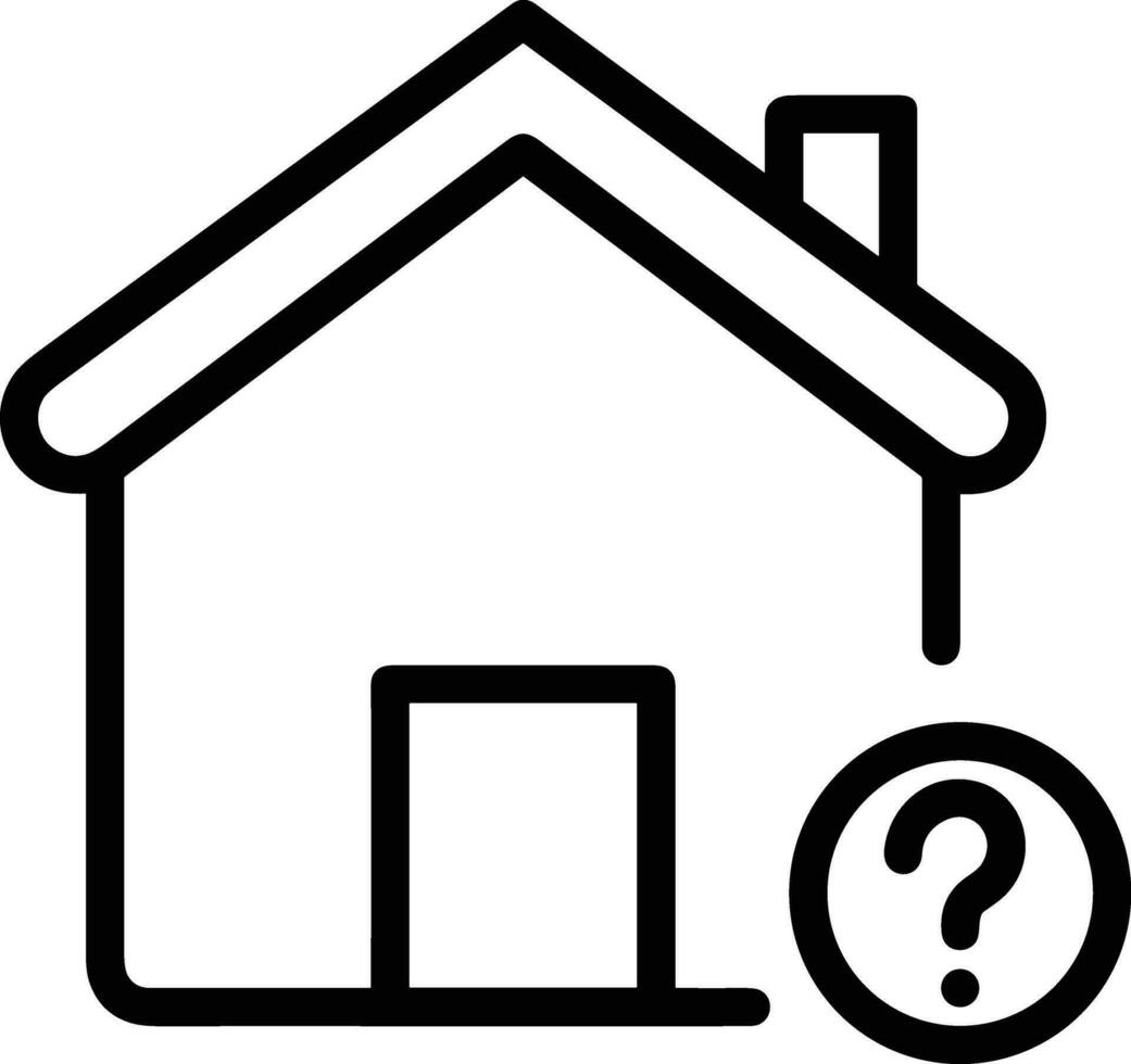 Home outline icon symbol vector image. Illustration of the house real estate graphic property design image