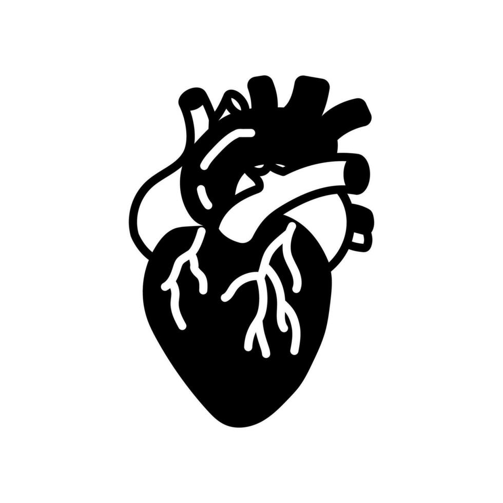 Heart  icon in vector. Logotype vector