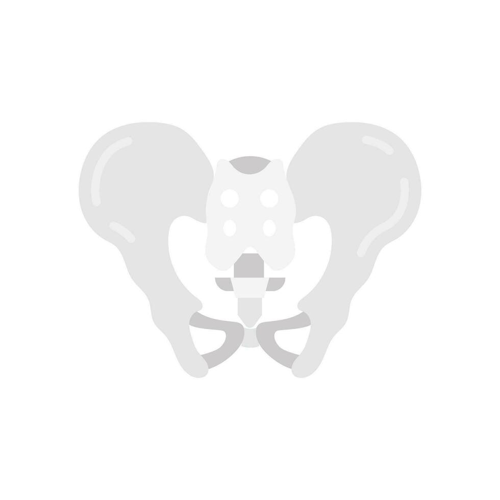 pelvis icono en vector. logotipo vector