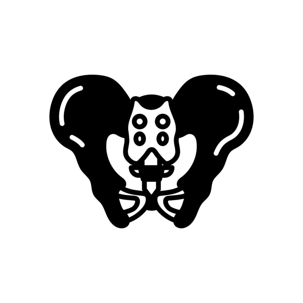 pelvis icono en vector. logotipo vector