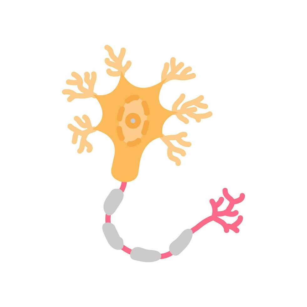 Neuron icon in vector. Logotype vector