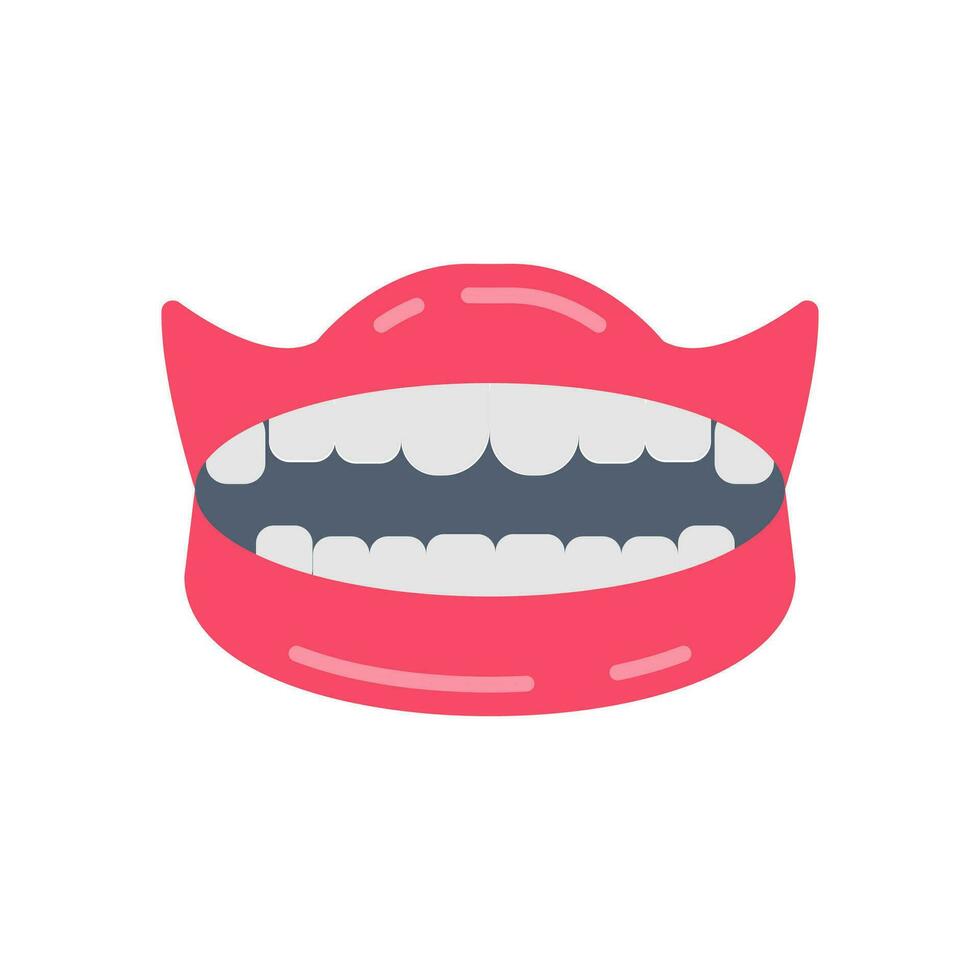 Teeth icon in vector. Logotype vector