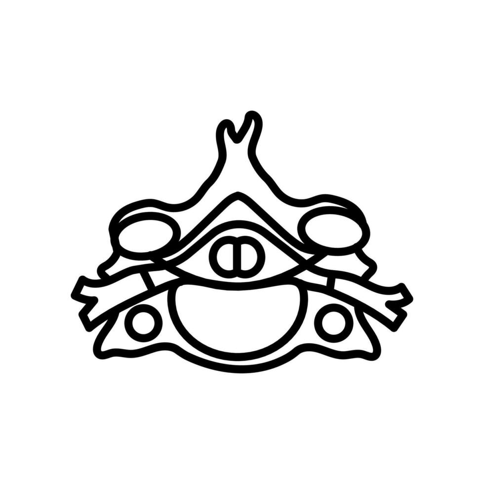 Cranial Dura icon in vector. Logotype vector