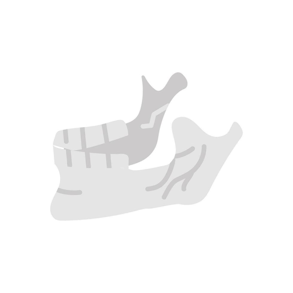 Jaw Bone icon in vector. Logotype vector