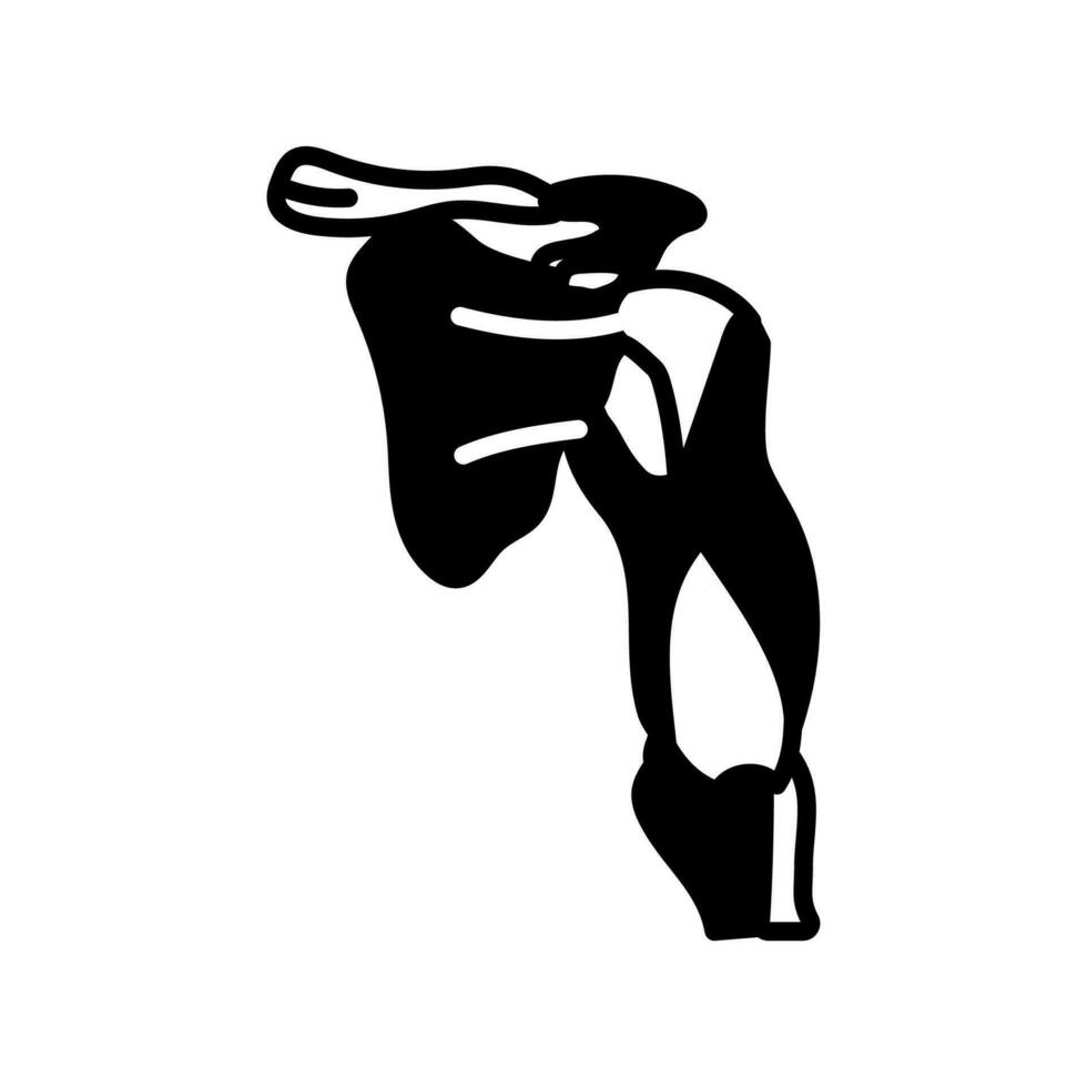 Triceps Muscles icon in vector. Logotype vector